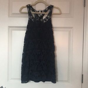 LC Lauren Conrad Lace Dress with Slip - XS